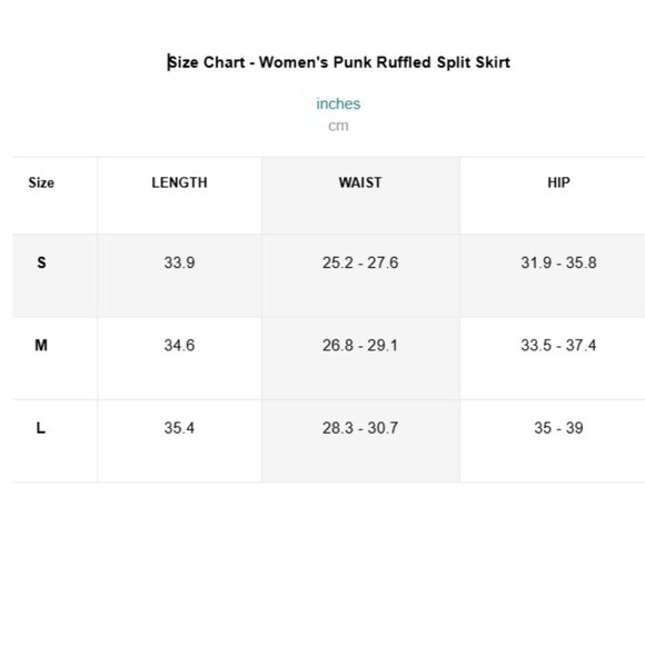 Punk Rock Ruffled Split Skirt Large Goth Gothic Grunge Sexy Halloween Black - Picture 8 of 8